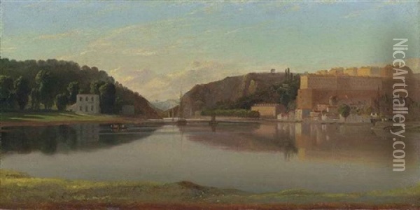 A View Of The Avon At Clifton Oil Painting - Francis Danby
