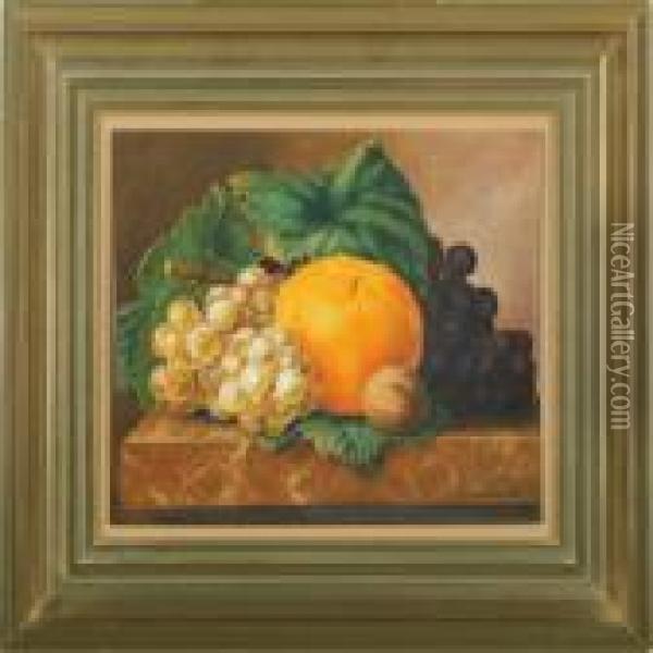 The Fruits Oil Painting - I.L. Jensen