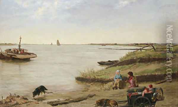 A Dutch Pedlar Oil Painting - James Clarke Hook