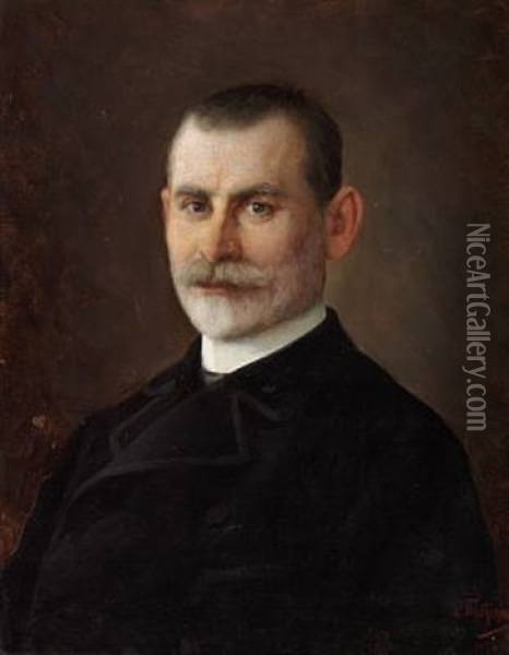 Portrait Of Leon Jacobsson Oil Painting - Leonid Osipovich Pasternak