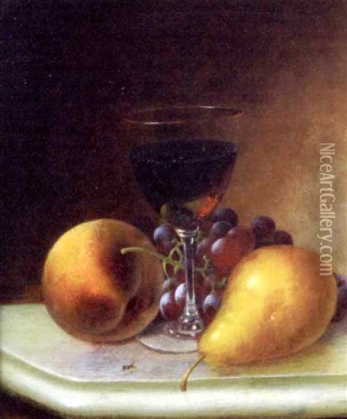 Still Life With Fly Oil Painting - Morston Constantine Ream