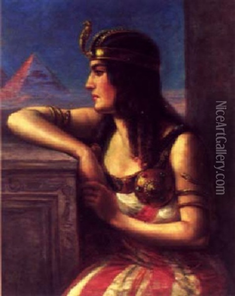 Bildnis Einer Agyptischen Konigin Oil Painting - Louis Letsch