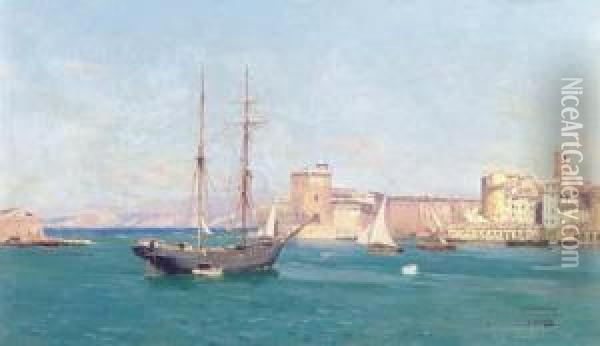 Le Port De Marseille Oil Painting - Joseph Garibaldi
