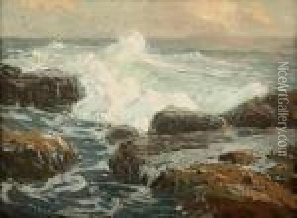 When The Tide Is Low Oil Painting - Edgar Alwin Payne