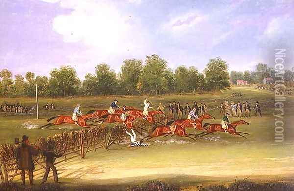 St Albans Tally-Ho Stakes, May 22nd 1834 Oil Painting - James Pollard