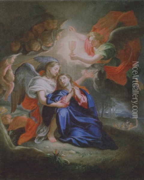 Cristo Nell'orto Oil Painting - Giuseppe Bartolomeo Chiari