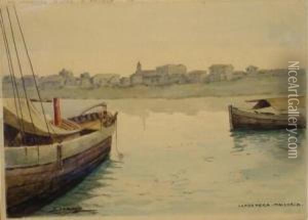 Punta Dell'este, Montevideo Oil Painting - Luigi Paolillo
