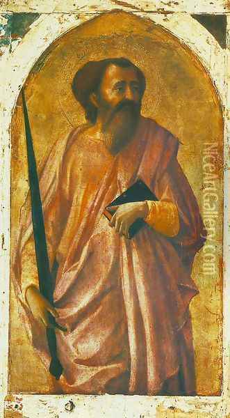 St Paul Oil Painting - Masaccio (Tommaso di Giovanni)