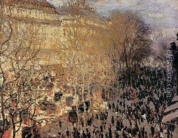 The Boulevard Des Capuchine Aka Boulevard Des Capucines Oil Painting - Claude Oscar Monet