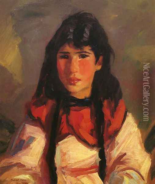 Portrait Of Tillie Oil Painting - Robert Henri