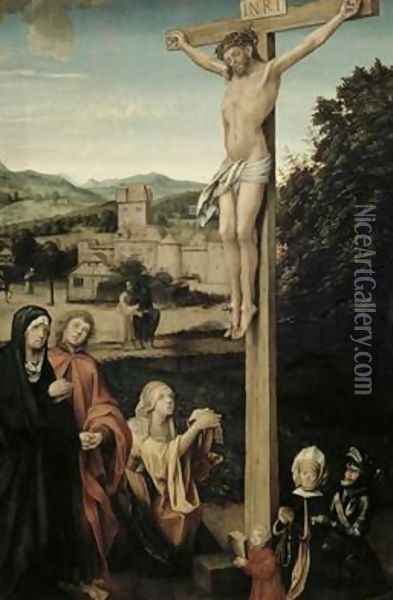 The Crucifixion Oil Painting - Hans Suess Kulmbach