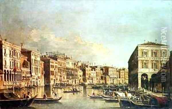 The Grand Canal, Venice Oil Painting - G. Canaletto