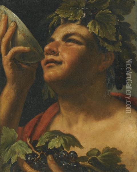 Bacchus Oil Painting - Michelangelo Merisi Da Caravaggio