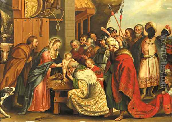 The Adoration of the Magi 2 Oil Painting - Sir Peter Paul Rubens