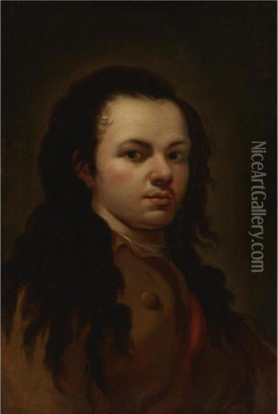 Self-portrait Oil Painting - Francisco De Goya y Lucientes