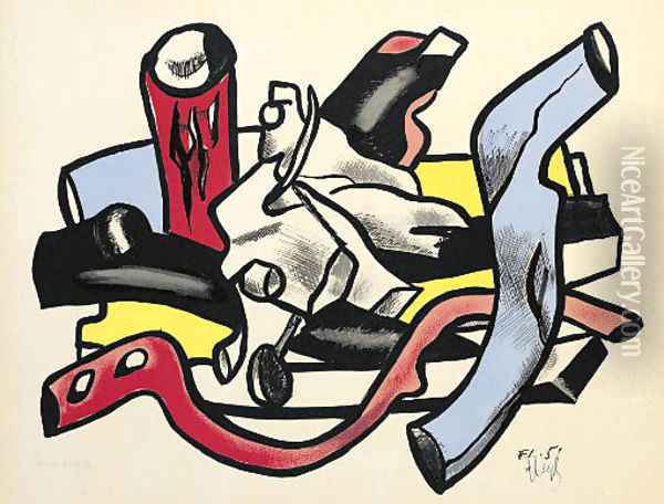 Branches Oil Painting - Fernand Leger