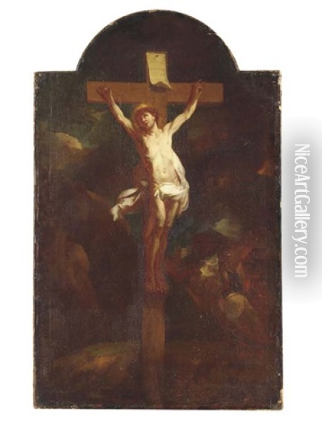Crucifixion Oil Painting - Charles Le Brun