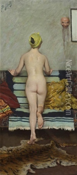 Nude Study Oil Painting - Lindsay Bernard Hall