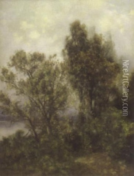 Waldpartie Oil Painting - Philipp Roeth