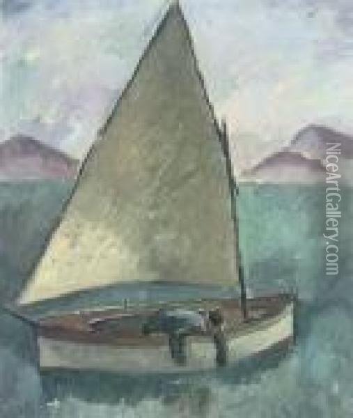 Fisherman Oil Painting - Eugene Zak