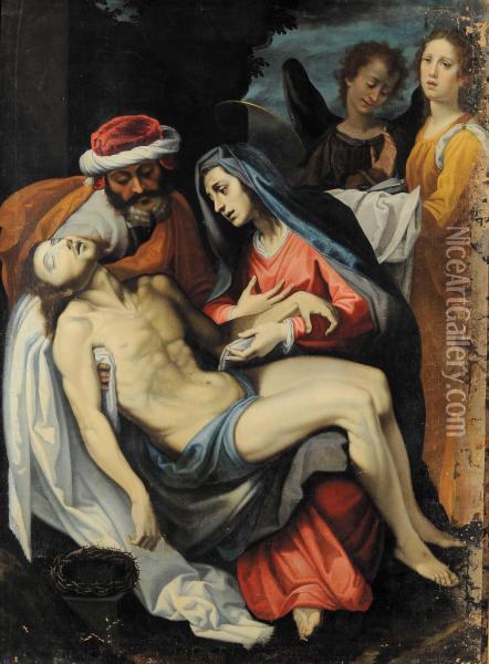 Pieta' Oil Painting - Santi Di Tito