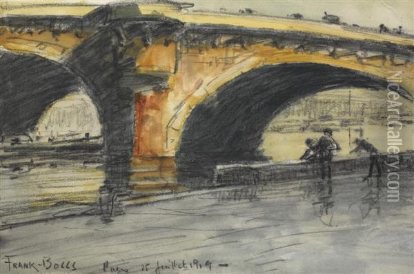 Le Pont Neuf Oil Painting - Frank Myers Boggs