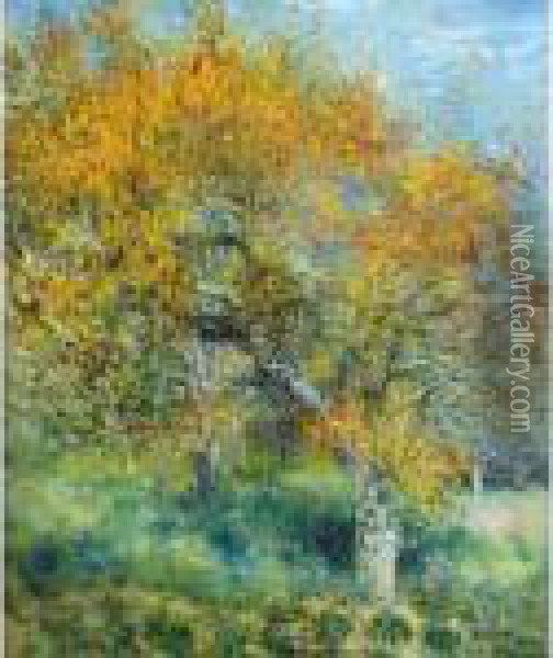 Le Poirier Oil Painting - Pierre Auguste Renoir