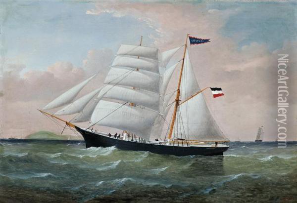 The Ship Gottfried At Sea Oil Painting - William Howard Yorke