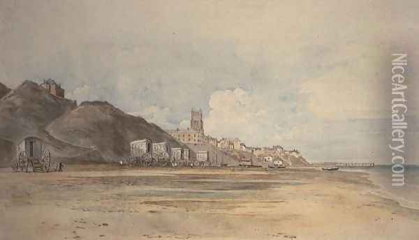 The Beach at Cromer, Norfolk Oil Painting - John Varley