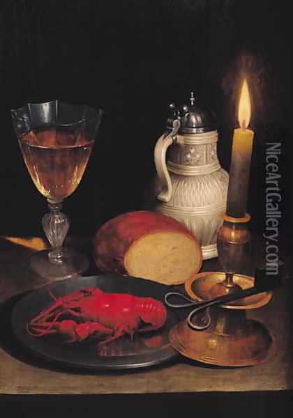 Still Life, c.1630-35 Oil Painting - Gotthardt von Wedig