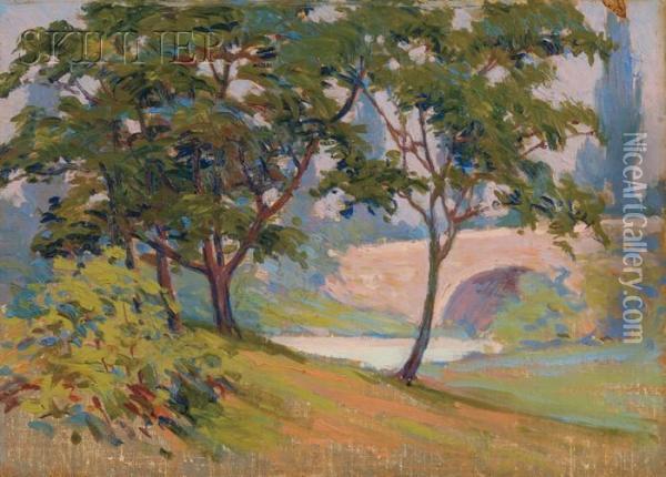Landscape Sketches Oil Painting - Arthur Wesley Dow
