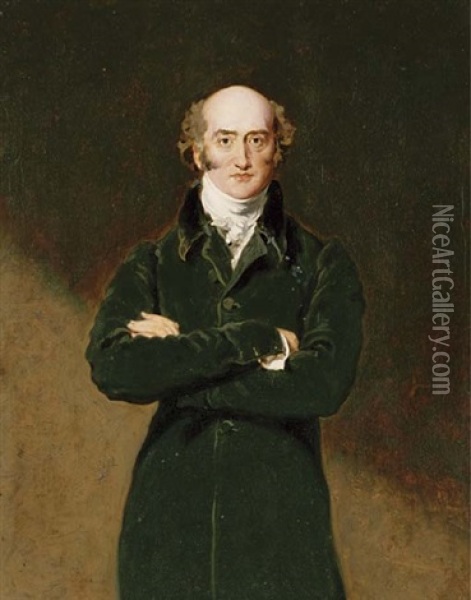 Portrait Of George Canning Mp Oil Painting - Thomas Lawrence