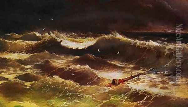 Storm 2 Oil Painting - Ivan Konstantinovich Aivazovsky