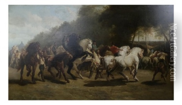 Horse Fair Oil Painting - Rosa Bonheur