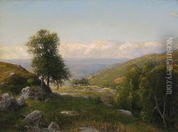 ''over Apple Valley - Ashfield Oil Painting - Henry Augustus Ferguson