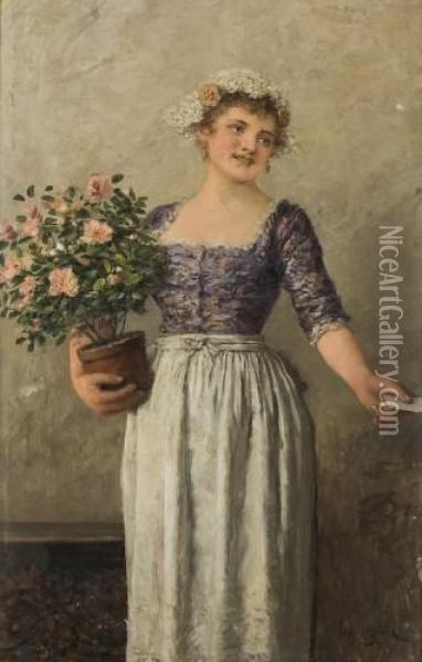Blumen Vom Verehrer Oil Painting - Karl Heyden
