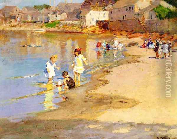 At the Beach I Oil Painting - Edward Henry Potthast