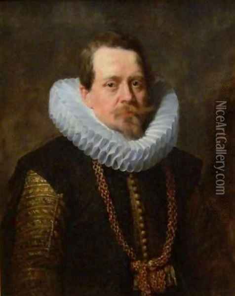 Portrait of Jean Charles de Cordes Oil Painting - Peter Paul Rubens