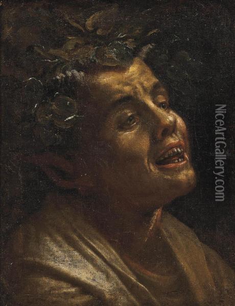 Silenus Oil Painting - Sebastiano Ii Filippi
