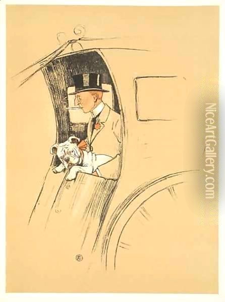 The Extra Passenger, From 'A Gay Dog, Story of a Foolish Year' Oil Painting - Cecil Charles Aldin