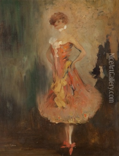 Dancer Oil Painting - Gino (Friedrich Pollak) Parin