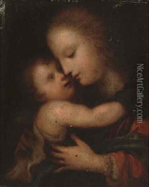 The Madonna and Child 3 Oil Painting - Lombard School