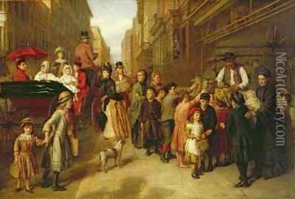 Poverty and Wealth Oil Painting - William Powell Frith