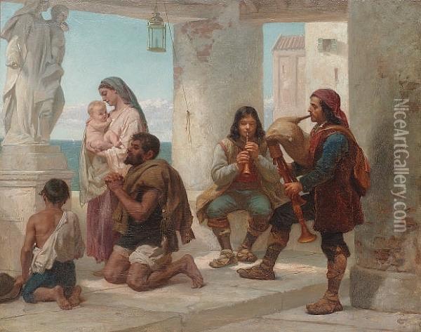 The Prayer Oil Painting - Frederick Goodall