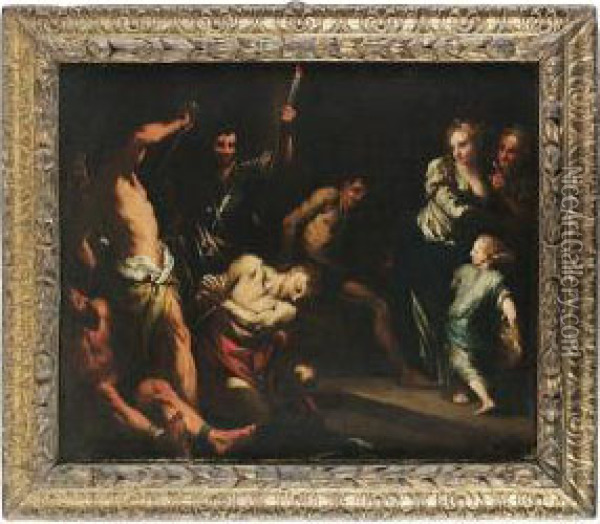 The Mocking Of Christ Oil Painting - Pietro Dandini