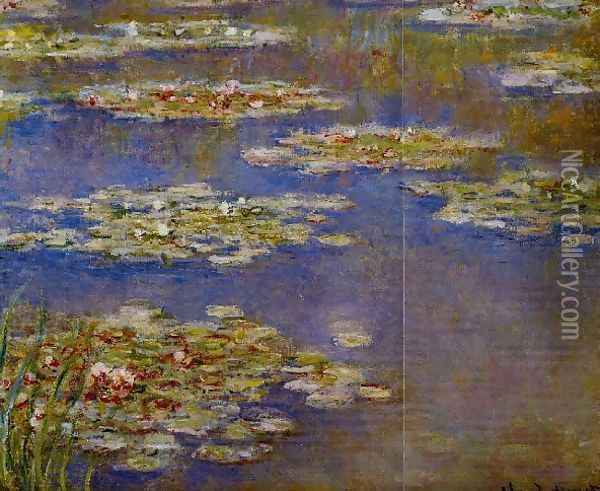 Water Lilies55 Oil Painting - Claude Oscar Monet
