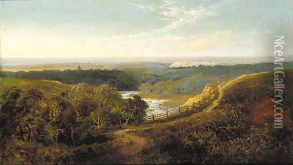 Richmond, Yorkshire 2 Oil Painting - Edward H. Niemann