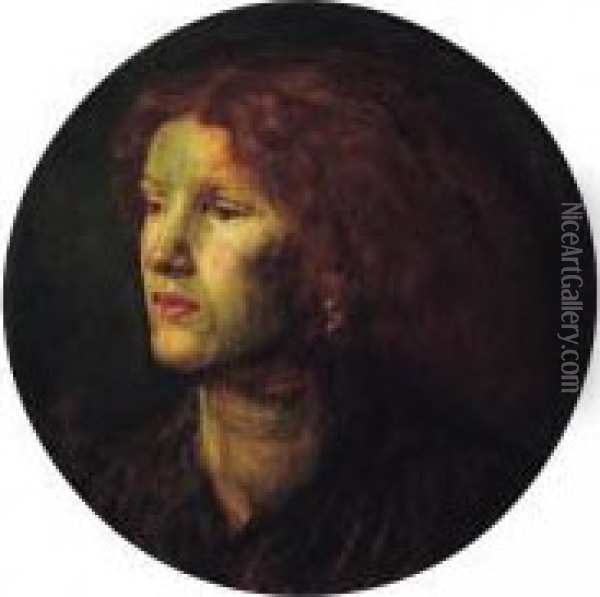 Fanny Cornforth Oil Painting - Dante Gabriel Rossetti
