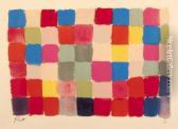 Composition Oil Painting - Paul Klee