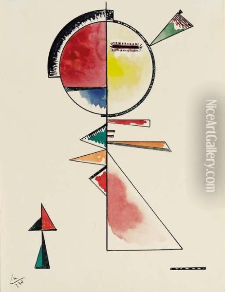 Unfester Ausgleich Oil Painting - Wassily Kandinsky